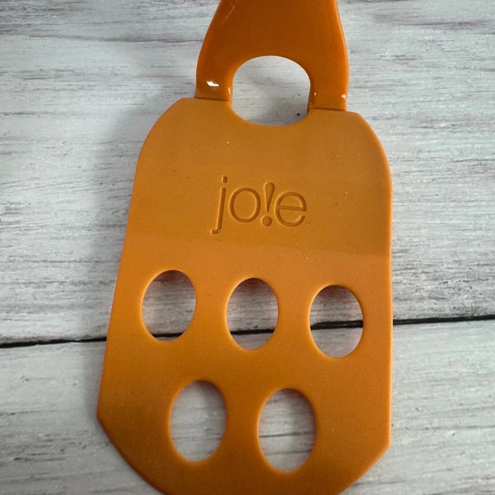 Joie MSC Eggy Kitchen Tool Set Orange Silicone Spatula Tongs Egg Ring Lot of 3